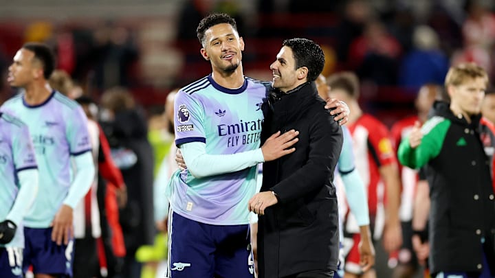 Mikel Arteta expressed concern over William Saliba's hamstring injury