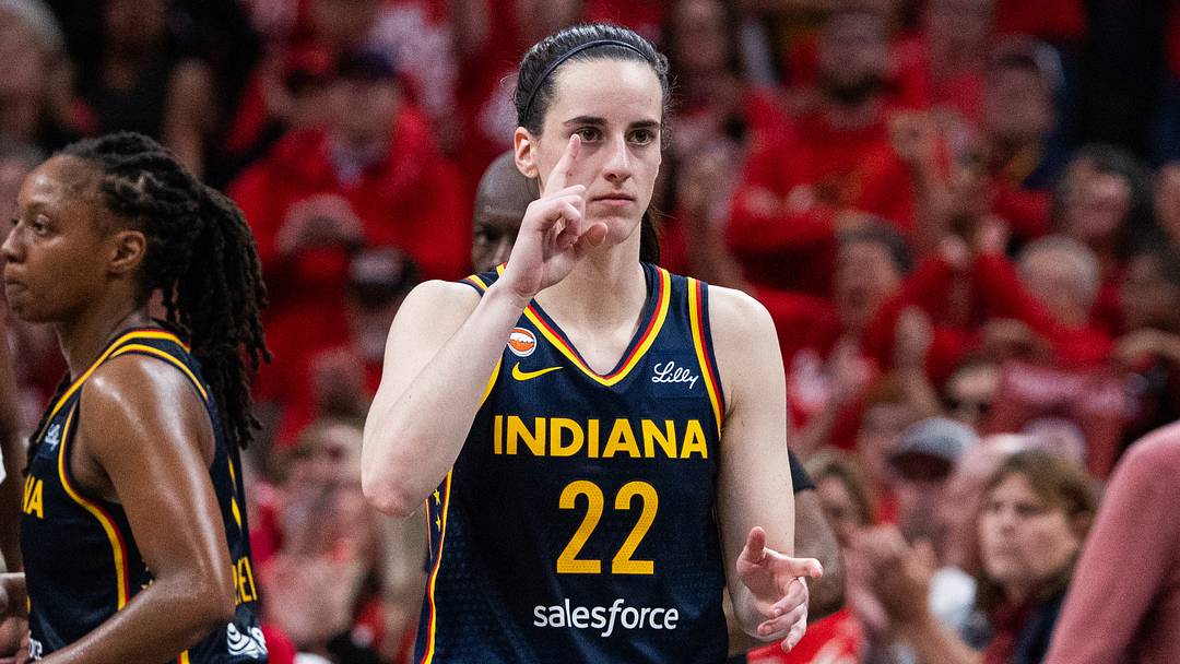 Sep 29, 2026; Indianapolis, Indiana, USA; Indiana Fever guard Caitlin Clark (22) during game two of the first round against the Las Vegas Aces for the 2026 WNBA Playoffs at Gainbridge Fieldhouse. Mandatory Credit: Trevor Ruszkowski-Imagn Images Sep 29, 2026; Indianapolis, Indiana, USA; Indiana Fever guard Caitlin Clark (22) during game two of the first round against the Las Vegas Aces for the 2026 WNBA Playoffs at Gainbridge Fieldhouse. Mandatory Credit: Trevor Ruszkowski-Imagn Images