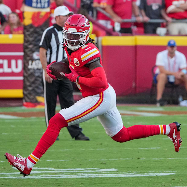 Kansas City Chiefs wide receiver Rashee Rice