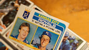 Livonia resident Matt Fournier checks out his 1982 Topps baseball card collection he started collecting 40 years ago. Fournier recently completed the set in its entirety with the purchase of this Topps card of the Kansas City Royals' batting and pitching leaders (George Brett, 3.14 batting avg., and Larry Gura 2.72 ERA).

Mattfournier2