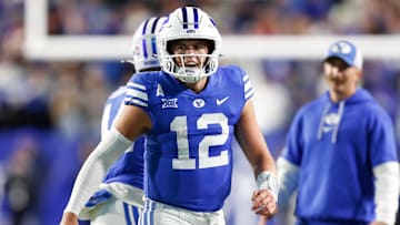 BYU QB Jake Retzlaff will need to play well to lead his team to a Holy War victory.