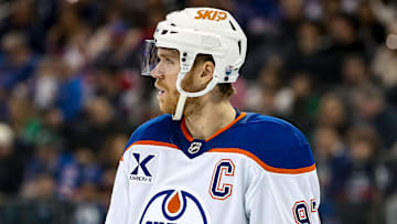 Edmonton Oilers center Connor McDavid (97) 