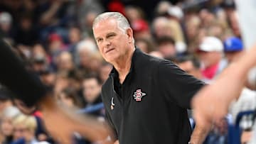 San Diego State Aztecs head coach Brian Dutcher.