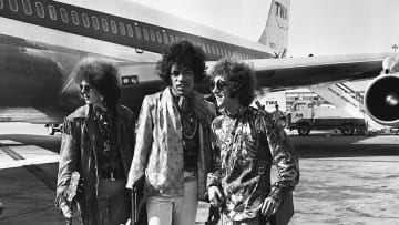 Jimi Hendrix Experience at London Airport