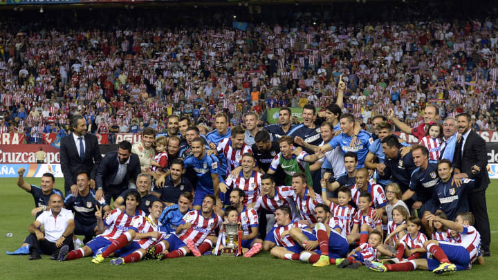 El Atlético ganó su última Supercopa ante el Real Madrid