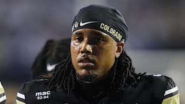 Sep 20, 2025; Boulder, Colorado, USA; Colorado Buffaloes quarterback Kaidon Salter (3) before the game against the Wyoming Cowboys at Folsom Field. Mandatory Credit: Ron Chenoy-Imagn Images
