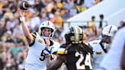 Appalachian State Mountaineers quarterback AJ Swann.