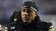 Sep 20, 2025; Boulder, Colorado, USA; Colorado Buffaloes quarterback Kaidon Salter (3) before the game against the Wyoming Cowboys at Folsom Field. Mandatory Credit: Ron Chenoy-Imagn Images