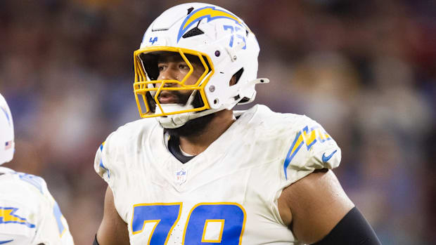 Los Angeles Chargers offensive lineman Trey Pipkins.