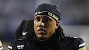 Sep 20, 2025; Boulder, Colorado, USA; Colorado Buffaloes quarterback Kaidon Salter (3) before the game against the Wyoming Cowboys at Folsom Field. 