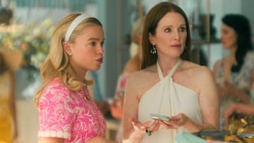 Sirens. (L to R) Milly Alcock as Simone, Julianne Moore as Michaela in episode 101 of Sirens