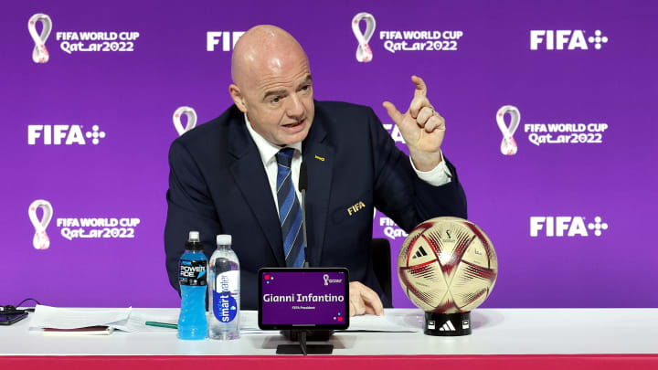 Gianni Infantino has admitted plans for the 48-team World Cup in 2026 could now change