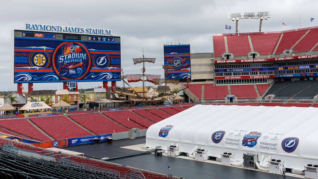 2026 NHL Stadium Series - Rink Build Out
