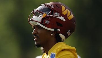 Washington Commanders quarterback Jayden Daniels