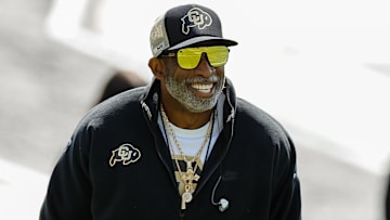Apr 19, 2025; Boulder, CO, USA; Colorado Buffaloes head coach Deion Sanders during the spring game at Folsom Field.
