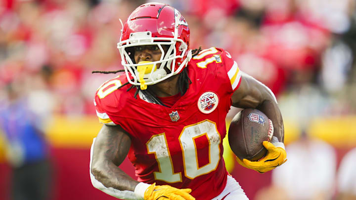 Kansas City Chiefs running back Isiah Pacheco has just one prop available on Friday. Kansas City Chiefs running back Isiah Pacheco has just one prop available on Friday.