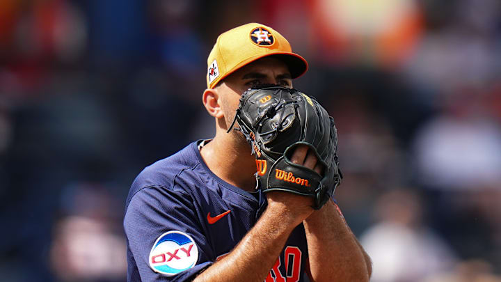 Houston Astros pitcher Colton Gordon