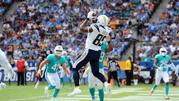 Former Chargers tight end Antonio Gates.