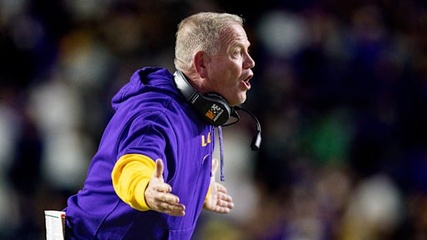 Brian Kelly and LSU eye their first season-opening win since 2019.