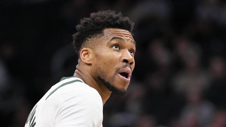 Former Milwaukee Bucks forward Giannis Antetokounmpo (34).