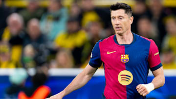 Robert Lewandowski sous les couleurs du Barça.