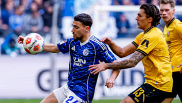 Adil Aouchiche im Einsatz für Schalke