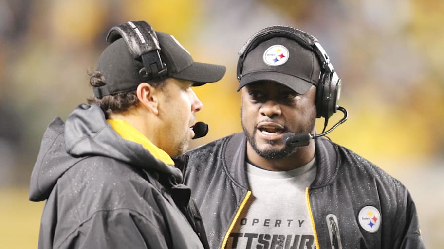 Pittsburgh Steelers coaches Mike Tomlin and Todd Haley
