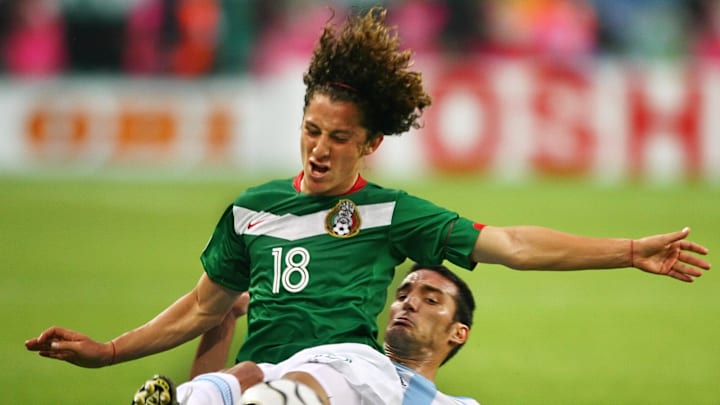 Mexican defender Andres Guardado (L) is
