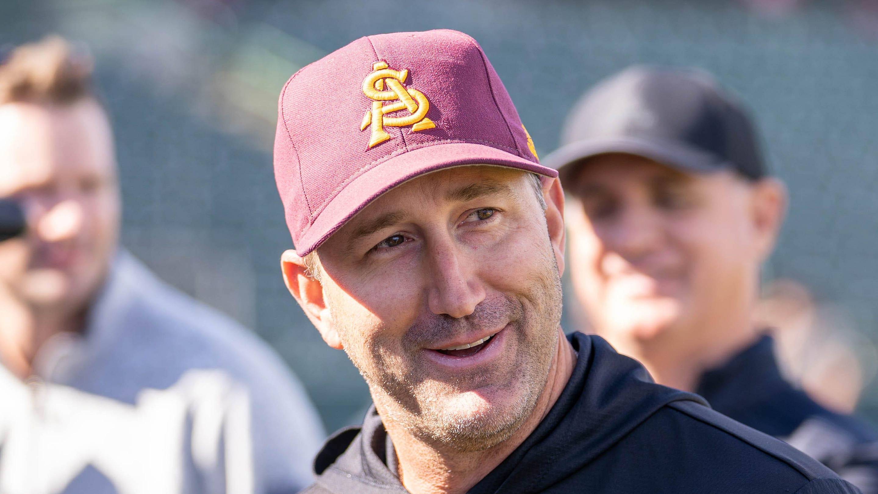ASU's new head baseball coach, Willie Bloomquist, speaks to the media during ASU Baseball's first official media day ahead of practice on Friday, Jan. 28, 2022. Uscp 7jhekp9z81h17w2cjyge Original | Alex Gould/The Republic / USA TODAY NETWORK