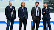 Maurizio Arrivabene, Pavel Nedved, Andrea Agnelli, Federico Cherubini