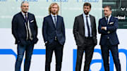 Maurizio Arrivabene, Pavel Nedved, Andrea Agnelli e Federico Cherubini