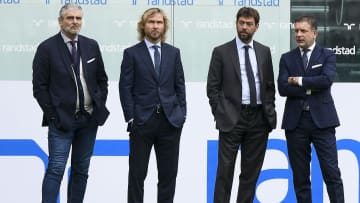 Maurizio Arrivabene, Pavel Nedved, Andrea Agnelli e Federico Cherubini