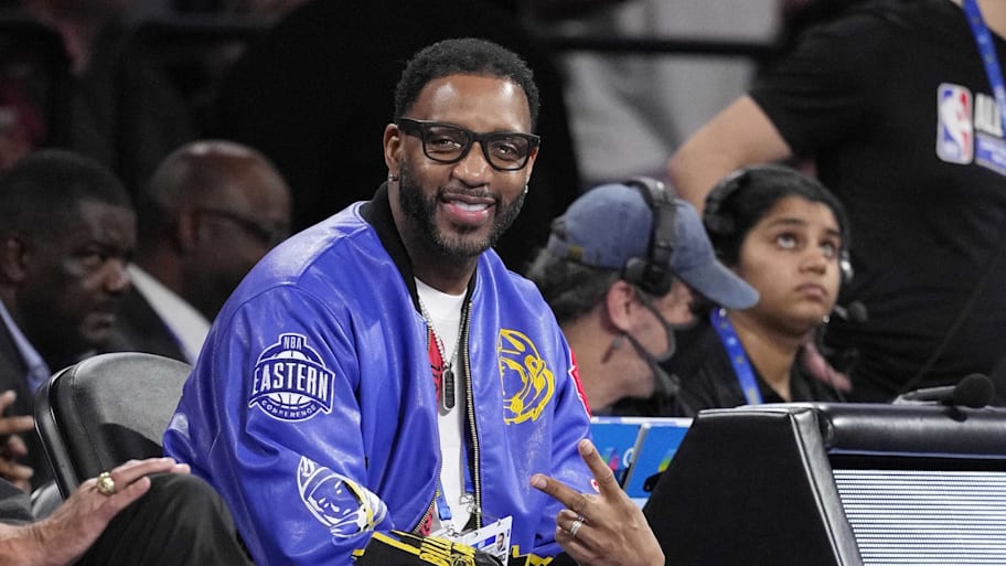 Naismith Memorial Basketball Hall of Famer Tracy McGrady will join the 'NBA on NBC' in a studio analyst role this fall. | Kyle Terada-Imagn Images