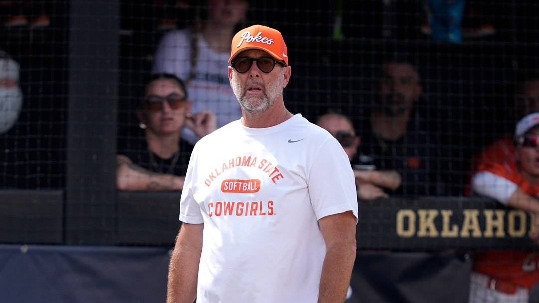 Oklahoma State softball coach Kenny Gajewski. Oklahoma State softball coach Kenny Gajewski.