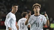 Joao Félix et Cristiano Ronaldo affrontent la Hongrie en match de qualification pour la Coupe du monde 2026