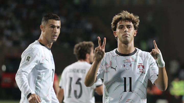 Joao Félix et Cristiano Ronaldo affrontent la Hongrie en match de qualification pour la Coupe du monde 2026 Joao Félix et Cristiano Ronaldo affrontent la Hongrie en match de qualification pour la Coupe du monde 2026