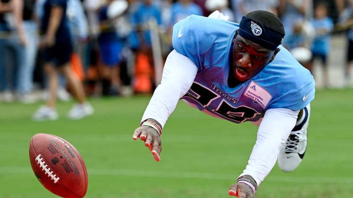 New Green Bay Packers CB LJ Davis is shown with the Tennessee Titans last year.