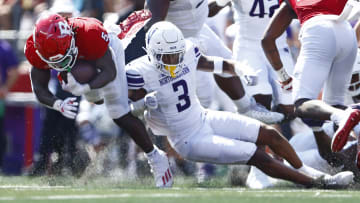 Jaheem Joseph makes a tackle against Rutgers.