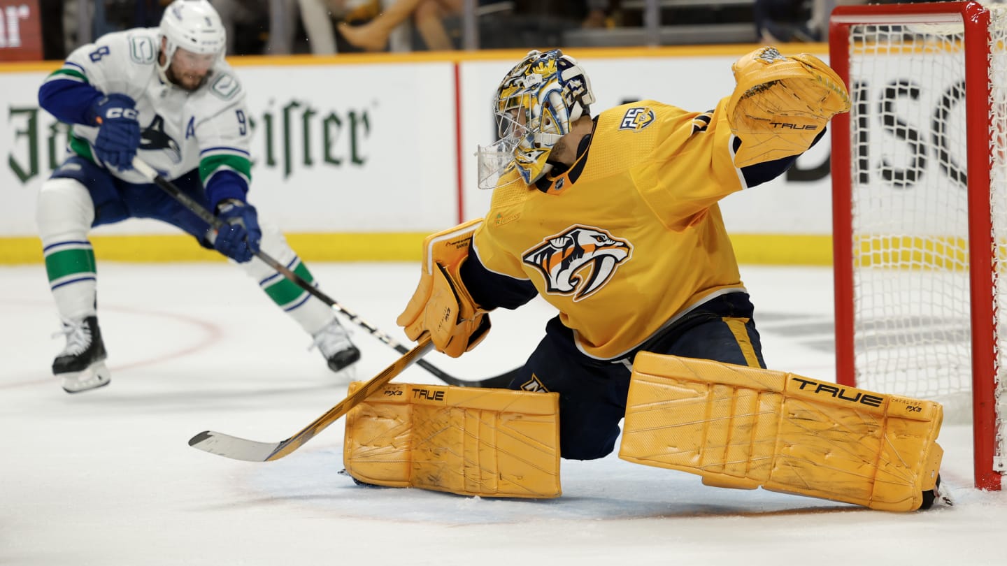 Juuse Saros extends Predators contract at $7.74M yearly: Future in question