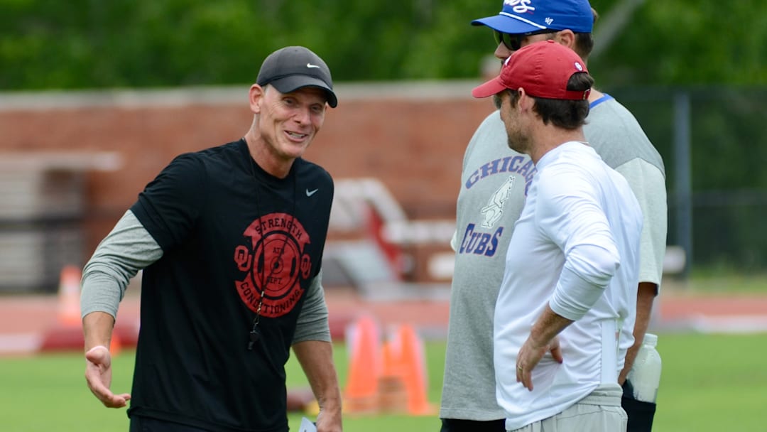 Oklahoma coach Brent Venables, general manager Jim Nagy