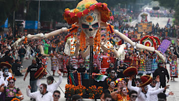 Day of the Dead parade in Mexico City