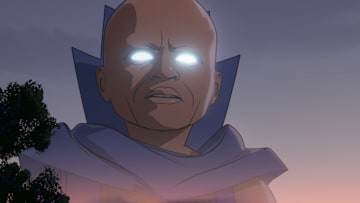 The Watcher (voiced by Jeffrey Wright) in Marvel Animation Television's WHAT IF...? Season 3. Photo courtesy of Marvel Animation. © 2024 MARVEL. All Rights Reserved.