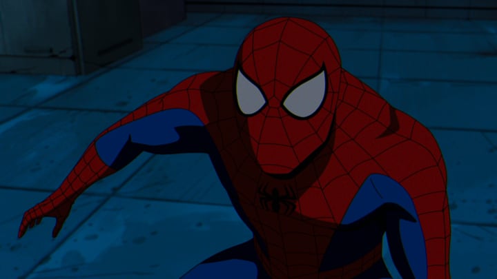 Spider-Man in Marvel Animation's X-MEN '97. Photo courtesy of Marvel Animation. © 2024 MARVEL.