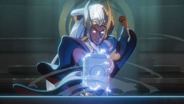 Storm (Alison Sealy-Smith) in Marvel Animation's WHAT IF...? SEASON 3, exclusively on Disney+. Photo courtesy of Marvel Animation. © 2024 MARVEL. All Rights Reserved.