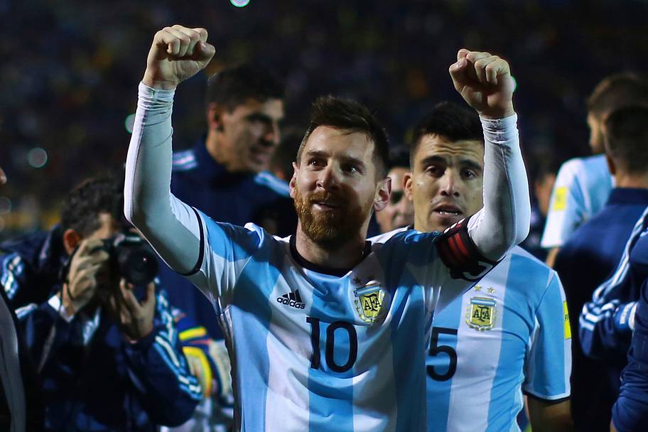 Lionel Messi vs. Ecuador in 2017. 