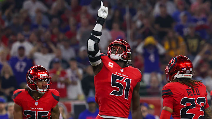 The Houston Texans defensive end Will Anderson Jr. are underdogs on Sunday. The Houston Texans defensive end Will Anderson Jr. are underdogs on Sunday.