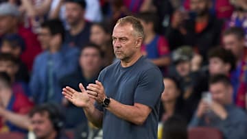 Hansi Flick, l'entraîneur du FC Barcelone.