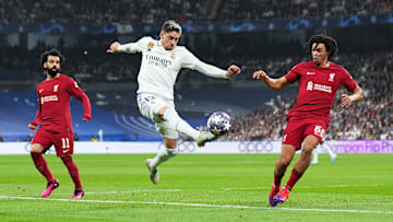 Trent Alexander-Arnold, Federico Valverde y Mohamed Salah serán titulares en el partido del Liverpool vs. Real Madrid 