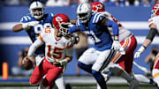 The Chiefs and Colts will square off in Kansas City on Sunday afternoon.