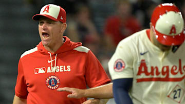 Texas Rangers v Los Angeles Angels
